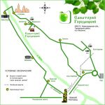 Схема проезда к Санаторию Городецкий